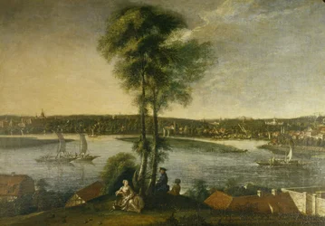 Potsdam, Paleispark Sanssouci vanaf de Brauhausberg