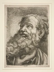 Mannelijk hoofd (van een apostel?)