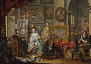 Het atelier van de schilder
