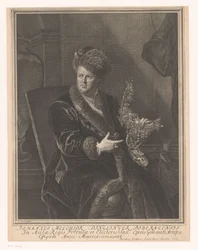 Portret van goudsmid Johann Melchior Dinglinger