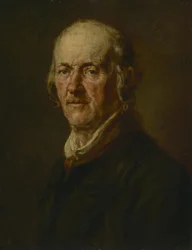 Portret van een oude man