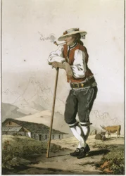 Een boer uit het kanton Unterwalden