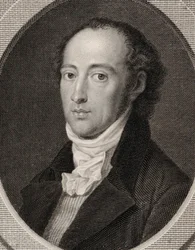 Portret van de componist Johann Anton André 1775-1842, 1800