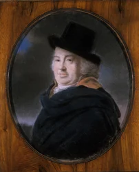 Portret van Franz Friedrich