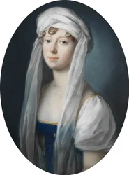 Johann Heinrich Schröder - Groothertogin Maria Pavlovna Romanova van Rusland als erfprinses van Saksen-Weimar-Eisenach in 1806