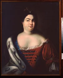 Portret van keizerin Catharina I van Rusland