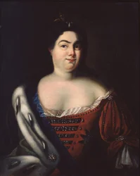 Portret van keizerin Catharina I, begin 18e eeuw