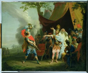 Achilles heeft een geschil met Agamemnon, 1776