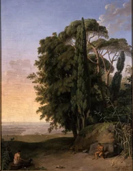 Landschap bij Frascati, 1783