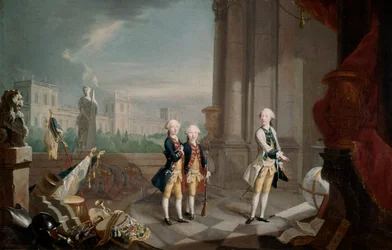 De zonen van Frederik II van Hessen-Kassel Landgraaf, 1770-1829