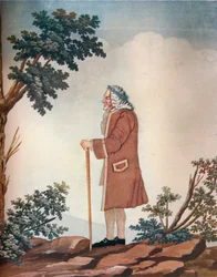 Portret van Voltaire, 18e eeuw