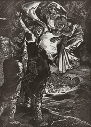 Macbeth en Banquo ontmoeten de drie heksen, 20e eeuw