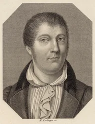 Portret van de violist en componist Louis Spohr 1784-1859, 1820