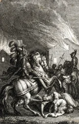 De verovering van Thüringen door keizer Adolf van Nassau