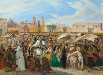 De Independencia Markt, Lima, 1843