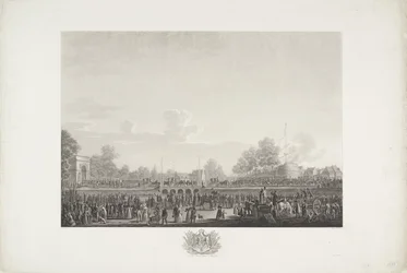 Aankomst van koning Willem I te Brussel, 1815