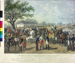 Ontvangst van de geallieerde vorsten in Wenen 1814