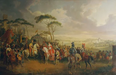 Intocht van keizer Frederik III in Rome