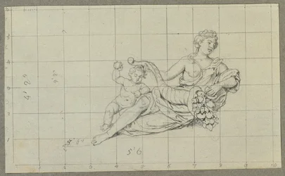 Fontein in de perziktuin van het Bovenste Belvedere