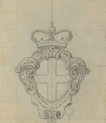 Fontein in de perzikboomgaard van het Bovenste Belvedere (detail)