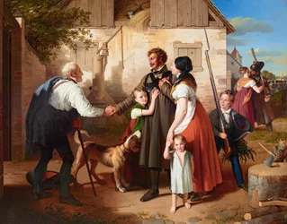 De thuiskomst van de landweerman