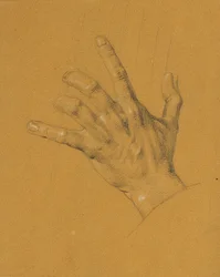 Handstudie voor 