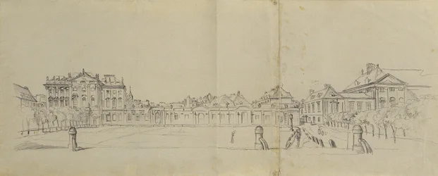 Josefstädter Glacis met Palais Trautson