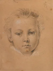 Hoofdstudie van een jongen
