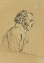 Mannelijke studie (detail)