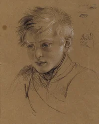 Portretstudie voor 
