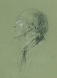 Portretstudie voor "De Terugkeer van de Landweerman" (1817)