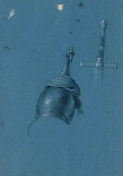 Studie van een Helm