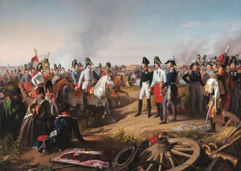 De overwinningsverklaring na de Slag bij Leipzig, 1813