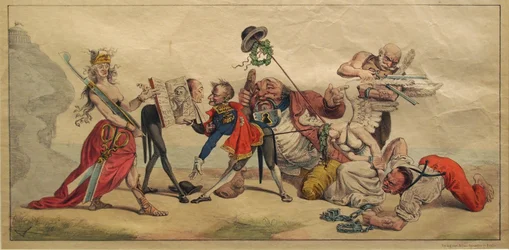 De ingang van censuur in Duitsland, 1842