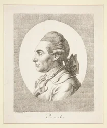 Portret van P