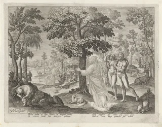 Adam en Eva in het paradijs