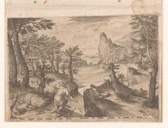 Landschap met vallende Icarus