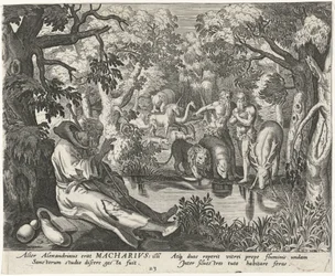 Macarius van Alexandrië als kluizenaar