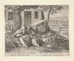 Heiligen Romualdus en Marinus (uit Oraculum Anachoreticum, 20)