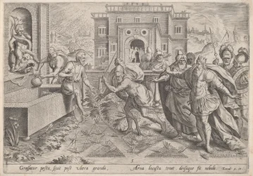 De Plaag van Sprinkhanen, ca. 1585