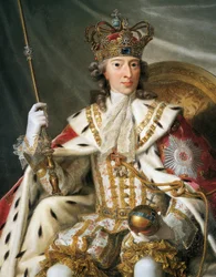 Portret van Christiaan VI van Denemarken