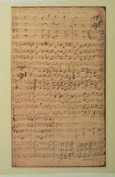 Autograaf manuscript, Cantate BWV 180 