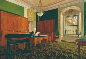 Keizer Franz II. (I.) in zijn Werkkamer