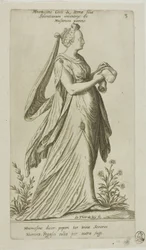 Mnemosine (Geheugen), plaat 3 uit Parnassus Biceps