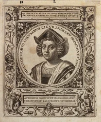 Portret van Christoffel Columbus
