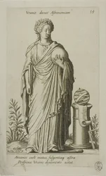Urania, Muse van de Astronomie, plaat 15 van Parnassus Biceps