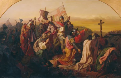 Gottfried van Bouillon en kruisvaarders
