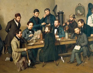 Gearresteerde revolutionairen in Trier (detail)