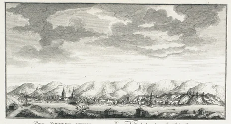 Uitzicht op het fort van Udinskoye, ca. 1735