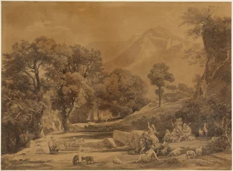 De eerste preek in de stam van Seth voor herders in de bergen (Genesis 4:26)